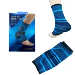 Tobillera de compresión en gel de silicona Zocacio para soporte de tobillo deportivo