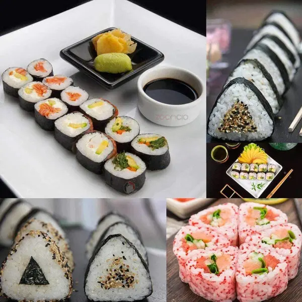Kit Molde Para Hacer Sushi: Maki, Onigiri y más. Variedad y fácil preparación.