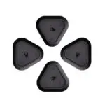 Set x4 sujetadores de cartas triangulares negros para juegos de mesa, manos libres.