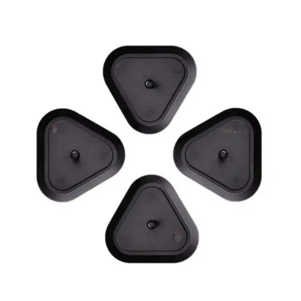 Set x4 sujetadores de cartas triangulares negros para juegos de mesa, manos libres.