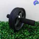 Rueda abdominal para gym: entrena brazos, espalda y abdomen. Incluye rodillo.