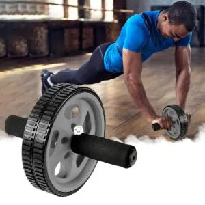 Rueda abdominal para ejercicio: tonifica brazos, espalda y abdomen en el gym.
