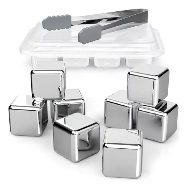 Set x8 Cubos De Hielo Reutilizable Mantiene el Frío - Imagen 4