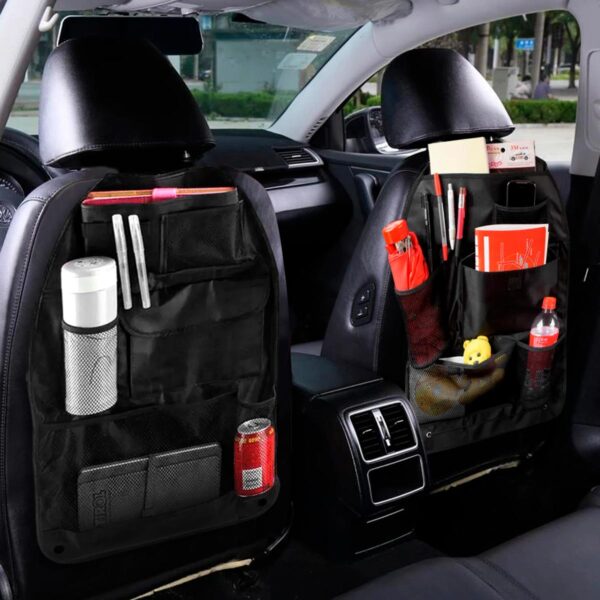Set x2 Organizador Para Asiento Trasero Ahorra Espacio Carro - Imagen 7