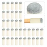 Set x100 puntas de taco de billar de 11mm, color gris, para juegos de billar profesional y casual.
