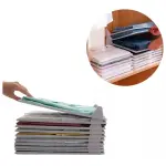 Set x10 organizadores de ropa con separadores para camisas y pantalones.