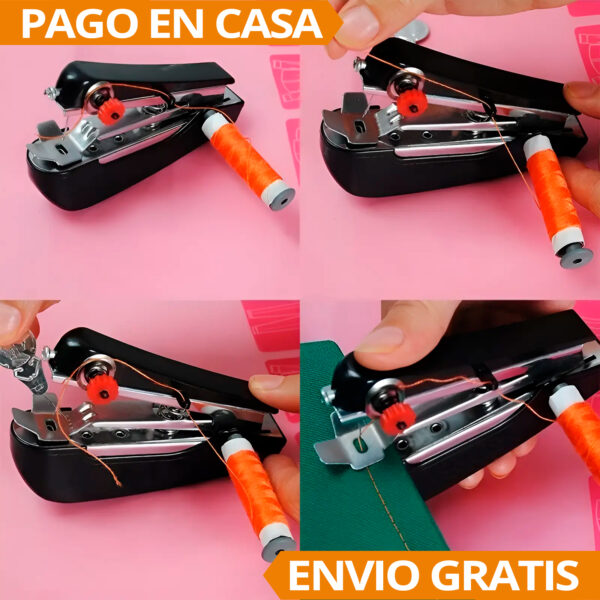 Mini Máquina De Coser De Mano Portátil - Imagen 9