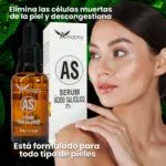 Serum Ácido Salicílico Afrodita: elimina células muertas, descongestiona la piel.