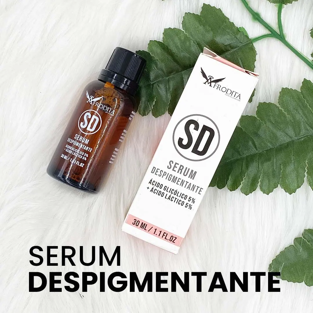 Afrodita SD Sérum Despigmentante con Ácido Glicólico y Láctico, 30ml.