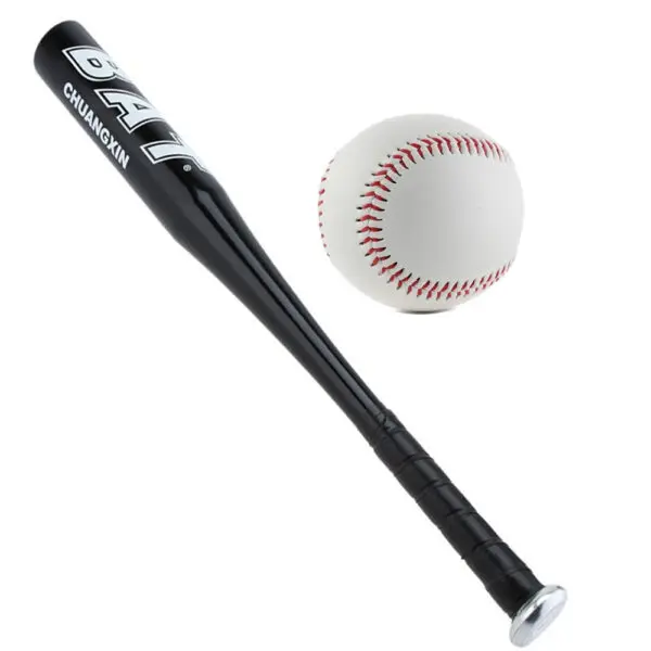 Bate De Baseball En Aluminio 64 Cm Beisbol + Pelota