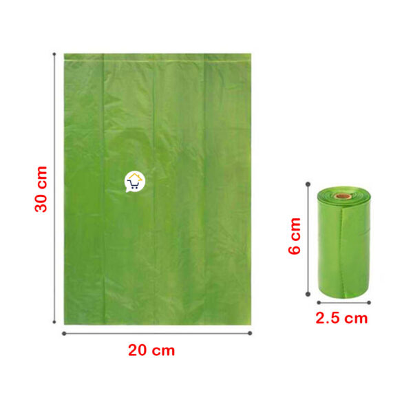 Set X90 Bolsas biodegradables para recoger excrementos de perro - Imagen 6