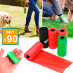 Set X90 Bolsas biodegradables para recoger excrementos de perro - Imagen 8