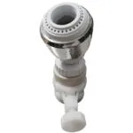 Set x2 cabezal ahorrador de agua ajustable para grifo: accesorio cromado con rotación 360°.