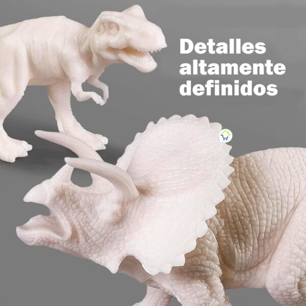 Set 3X Figuras Dinosaurio Para Pintar – Juguete Didáctico - Imagen 5