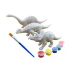 Set 3X Figuras Dinosaurio Para Pintar – Juguete Didáctico - Imagen 3