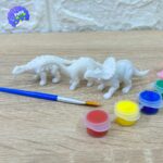 Set 3X Figuras Dinosaurio Para Pintar – Juguete Didáctico - Imagen 2