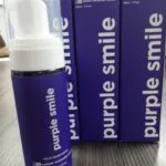 Espuma Morada Purple Smile v34 para corregir el color y blanquear dientes.