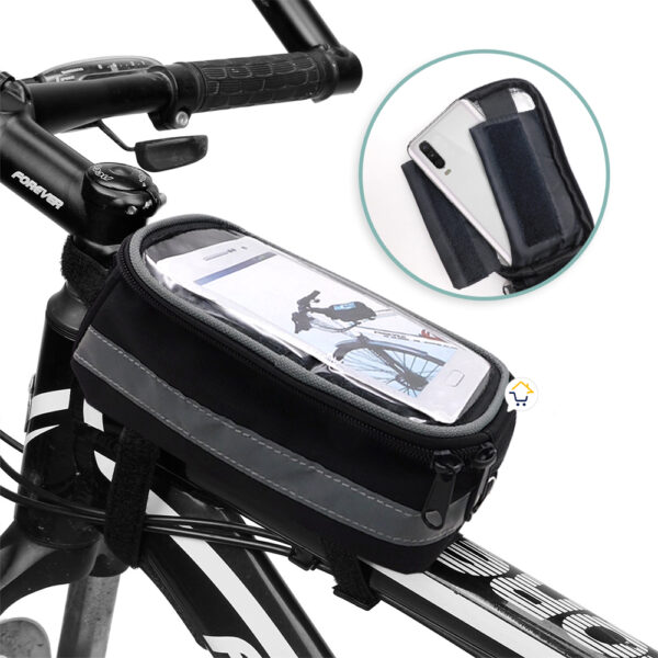 Estuche Alforja Bicicleta Impermeable Celular - Imagen 3