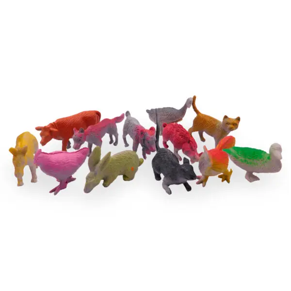 Set X12 Figuras Animales Granja Juguete Colección Didáctico Niños