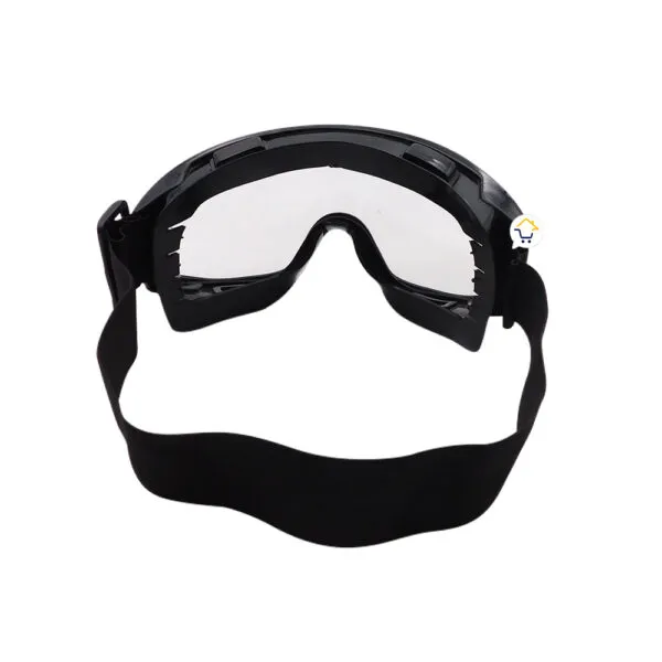 Gafas de motocross transparentes con banda ajustable, antiparras protectoras anti-fluido.