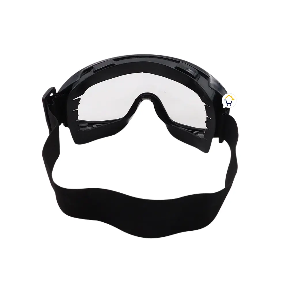 Gafas de motocross transparentes con banda ajustable, antiparras protectoras anti-fluido.