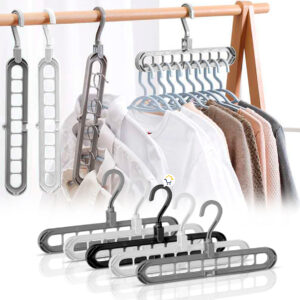 Set X5  Ganchos Ahorrador Espacio Organizador Ropa Closet - Imagen 1