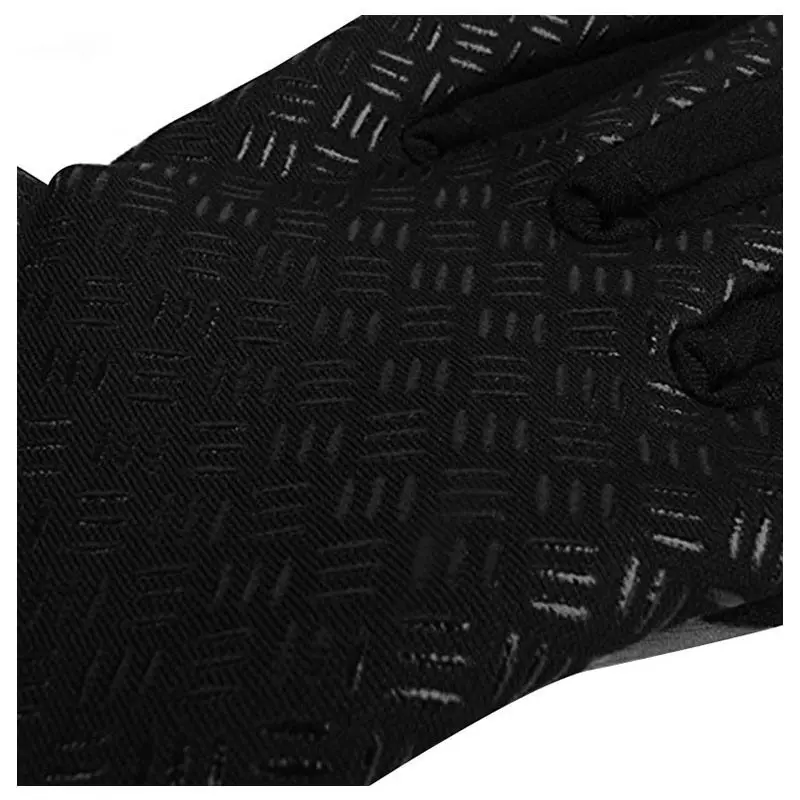 Guantes medio dedo negros tácticos antideslizantes Mechanix para moto con textura de agarre.