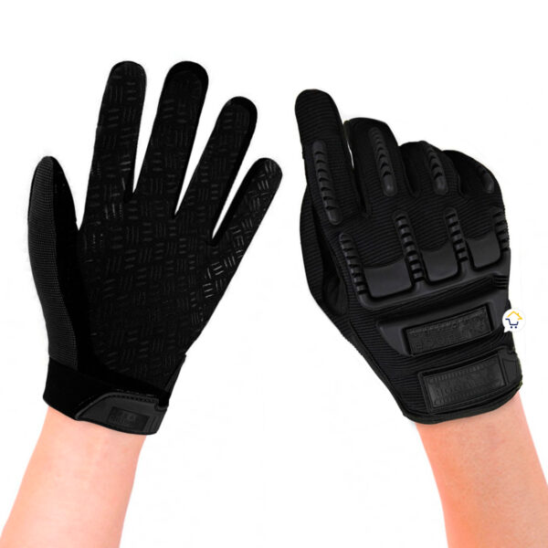 Guantes Tácticos Moto Antideslizantes Dedo Largo - Imagen 3