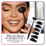Guía de maquillaje Crease Line Kit: crea líneas perfectas en tus párpados con este set de 6 piezas.
