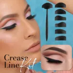 Guía de maquillaje Crease Line Kit para crear delineados perfectos con precisión.