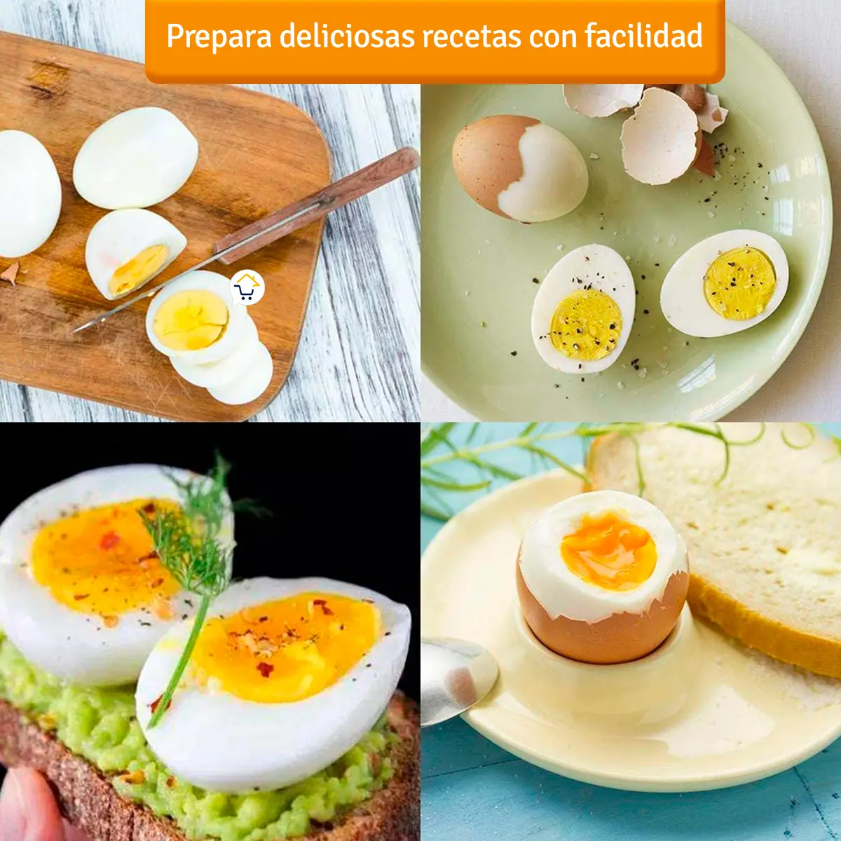 Set x2 Egg Timer para cocción perfecta de huevos, visualiza la cocción ideal.