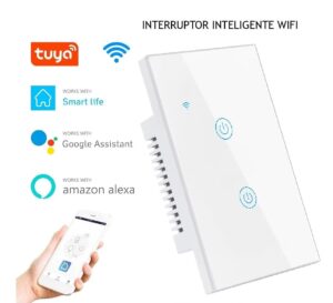Interruptor Doble Inteligente Con Wi-Fi