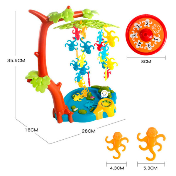 Juego De Mesa Monos Colgantes Equilibrio Infantil Juguete - Imagen 2