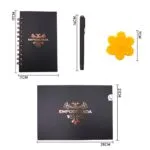 Kit Lujoso Para Dama: Cuaderno, collar, vela y caja de regalo.