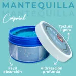 Mantequilla corporal Aqua Muqi con textura ligera, fácil absorción e hidratación profunda.