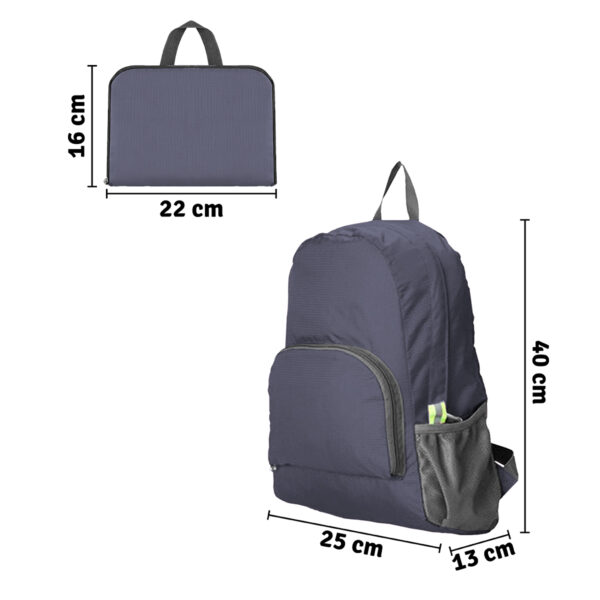 Morral Impermeable Plegable 2 en 1 (Mochila – Bolso de mano) - Imagen 3