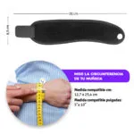Set x2 muñequera deportiva elástica ambidiestra para túnel carpiano con medida de 12.7 a 25.4 cm.