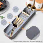 Organizador De Cubiertos Utensilios Para Cocina - Imagen 2