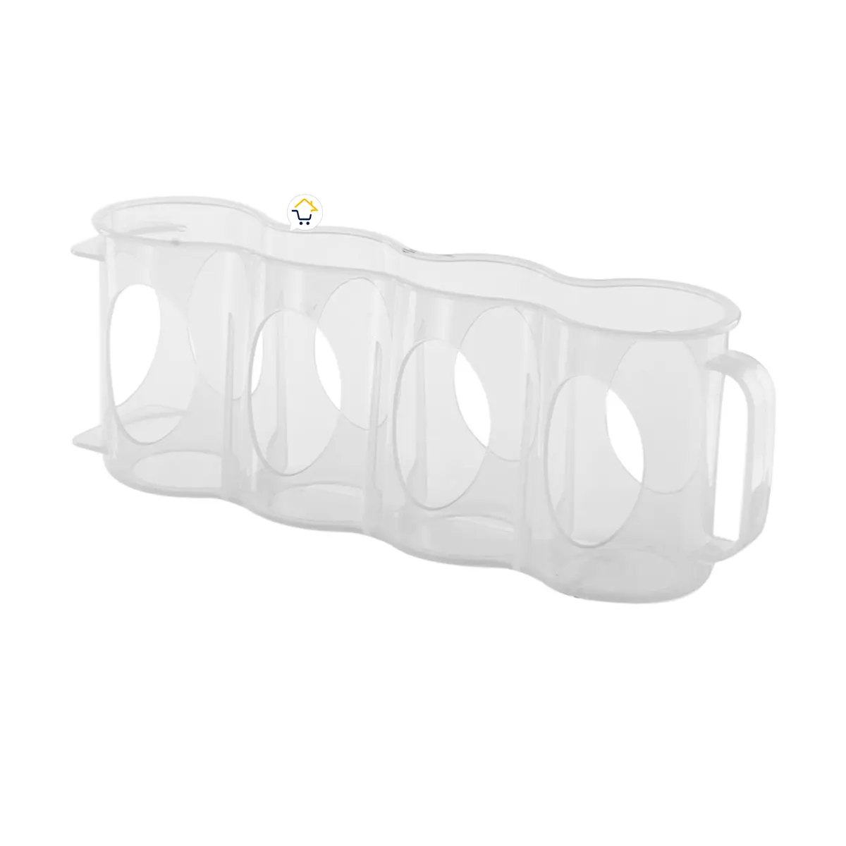 Organizador de latas transparente para nevera, con 4 espacios para gaseosa o cerveza.