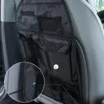 Set x2 organizador de carro para asiento trasero, con múltiples bolsillos y gancho de sujeción.