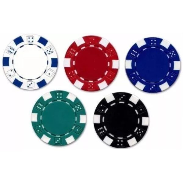 Set X50 Fichas Poker Casino Profesionales - Imagen 1