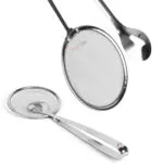 Set x2 pinzas colador de cocina: cuchara filtro para freír y servir, acero inoxidable.