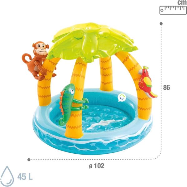 Piscina Isla Tropical Inflable Infantil - Imagen 1