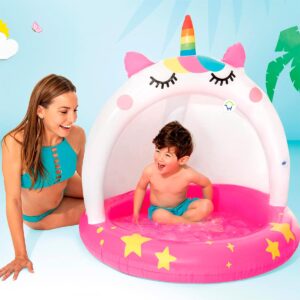 Piscina Unicornio Inflable Infantil 45L - Imagen 1