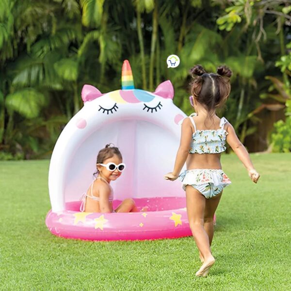 Piscina Unicornio Inflable Infantil 45L - Imagen 4