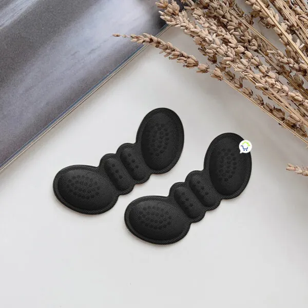 Set x2 Pares Plantillas Para Tacones Protector Talón Almohadillas Zapatos Tacón Negro