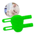 Set x3 rascador quita pelos para gato flexible 2 en 1: cepillo masajeador para eliminar estrés.