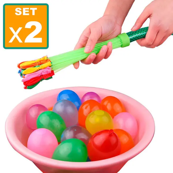 Set x2 Recargador De Globos De Agua Magic Balloons