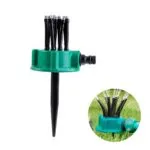 Rociador de jardín ZOCACIO 360°, aspersor con múltiples chorros para riego uniforme.