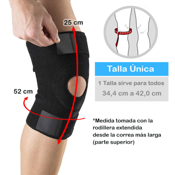 Rodillera Ortopédica Protección Rodilla Rotula Deportes - Imagen 5